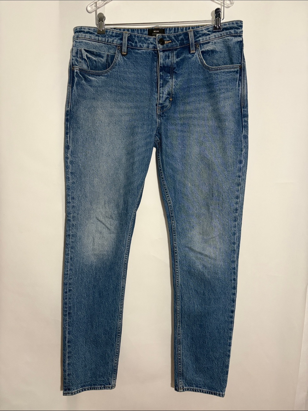 Neuw Stockholm Blue Denim Ray Tapered Jeans Size 34 x 34